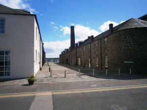 Not all old area of Dundee have been torn down by the city planners. This is the restored Chandlers Row by the old docks.