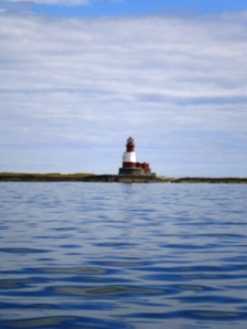 Longhope lighthouse, Farne Islands - home of Grace Darling and her father, the lighthouse keeper, when they performed their heroic rescue of the crew of the SS Forfarshire in 1838.