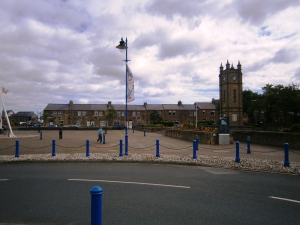 The centre of Amble. Once a port devoted to exporting coal, it has had to re-invent itself since the decline of the coal trade.