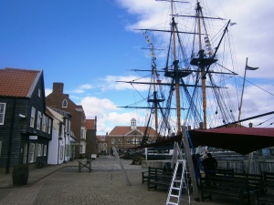 The restored HMS Trincomalee is the centrepiece of the Maritime Heritage Centre at Hartlepool and forms part of the rejuvenation of this old port area. 