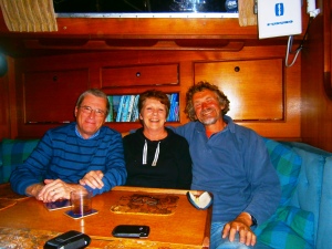 With John's sister Ruth and husband Jono.