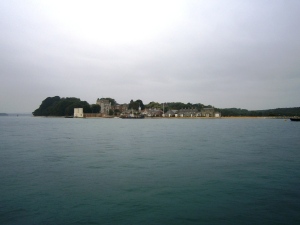 The castle on Brownsea island. The island is now owned by the National Trust; half of it is a wildlife sanctuary